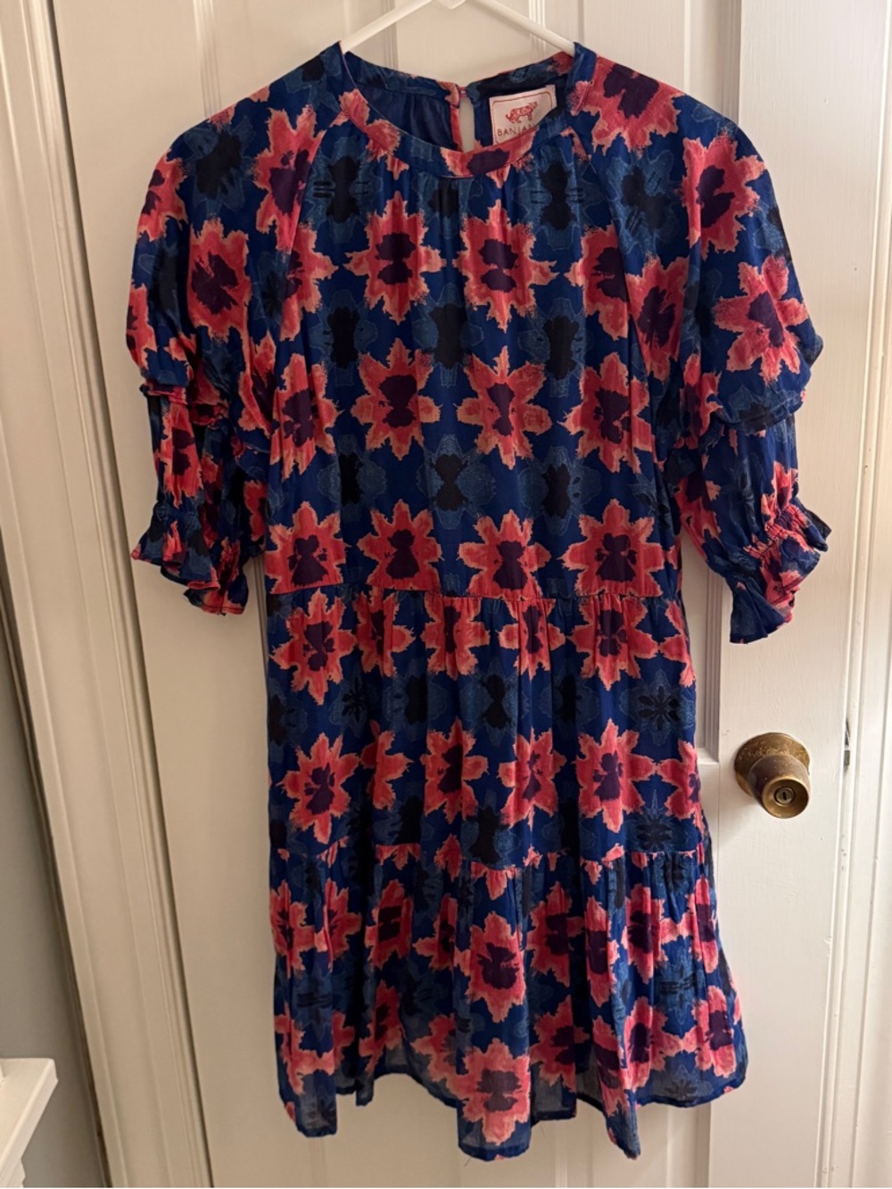 Banjanan Shibori Blockprint Mini Dress | Small